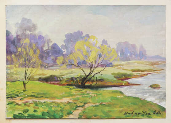 Антонов Виктор Данилович. Май на Уче